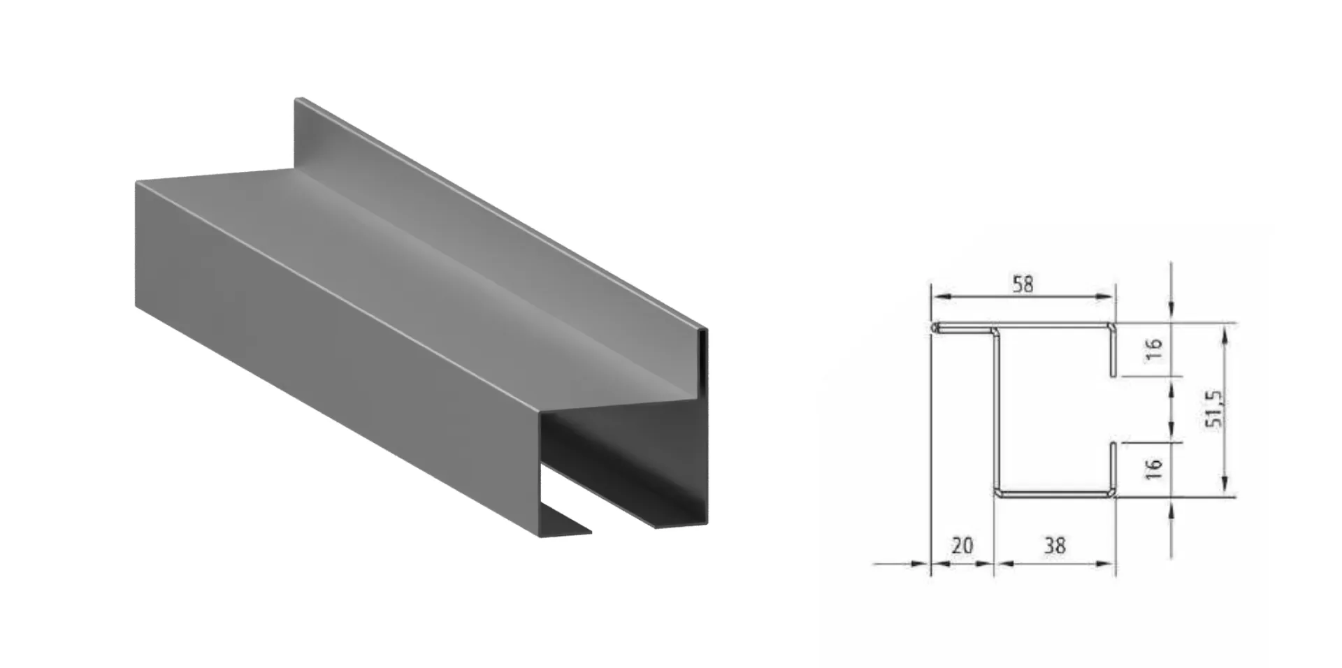 50mm single rebate door frame profile - glazed fire door India