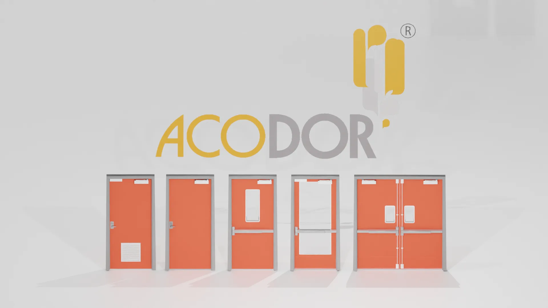 Acodor fire rated door - steel door India - glazed fire door India