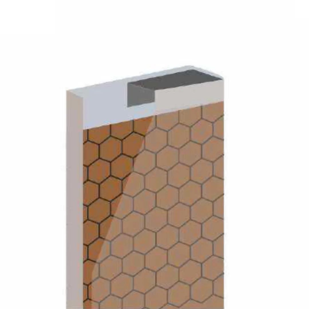 Honeycomb core infill - fire door construction - glazed fire door India