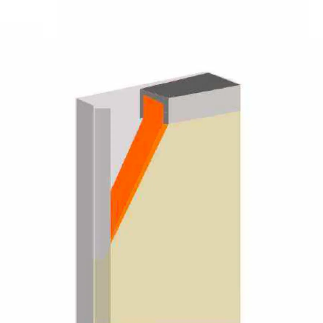 Polyurethane core - door infill option - glazed fire door India