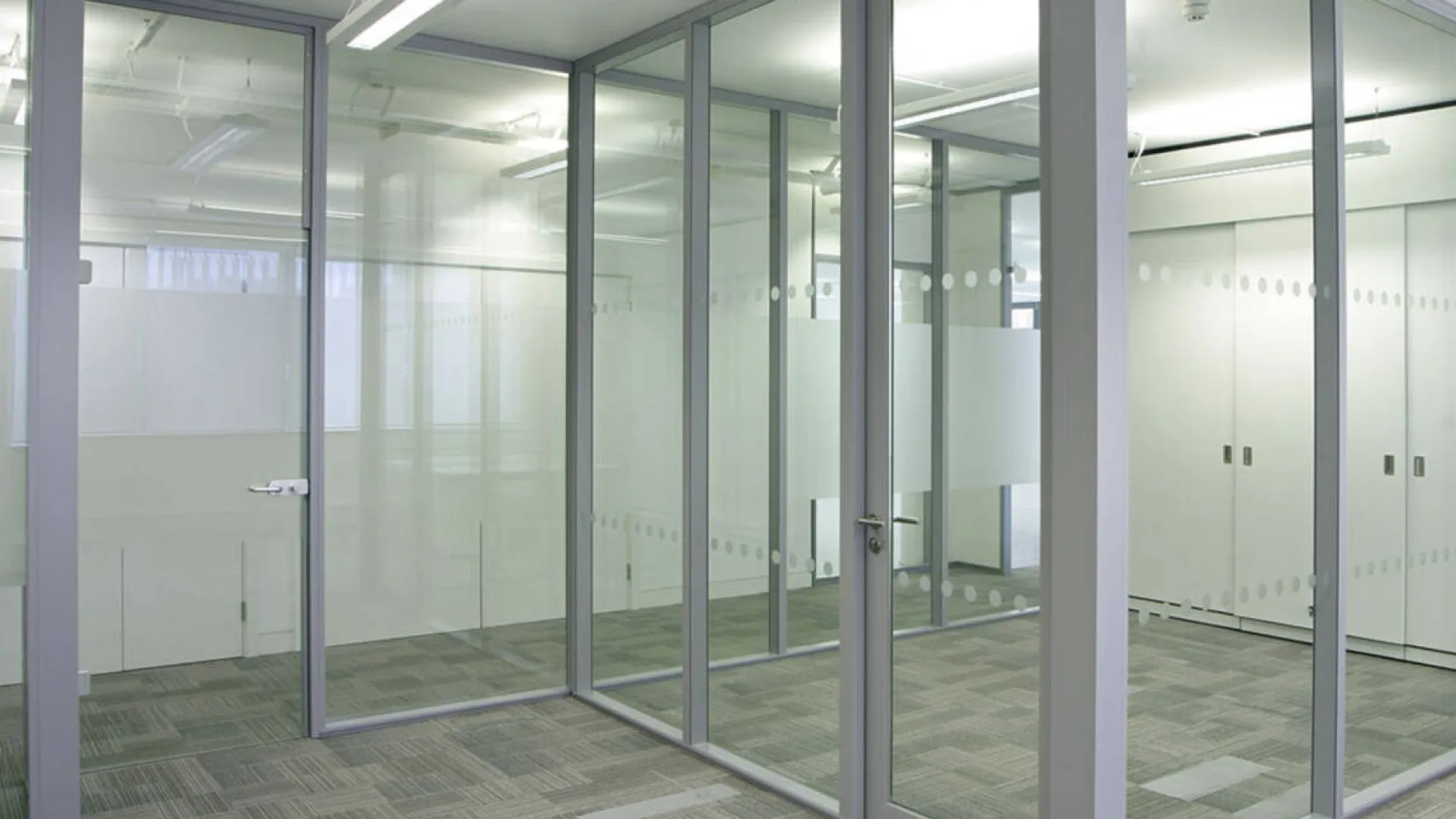 Glazed Doors & Metal Partition System by Acodor