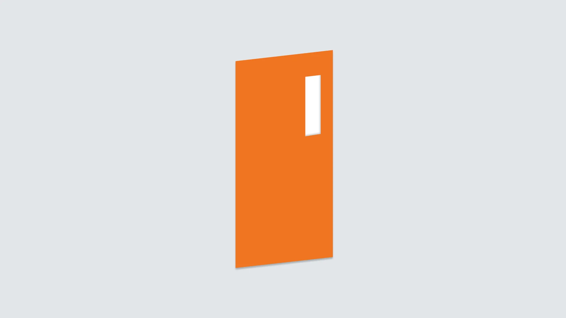 Narrow light door panel design - glazed fire door India