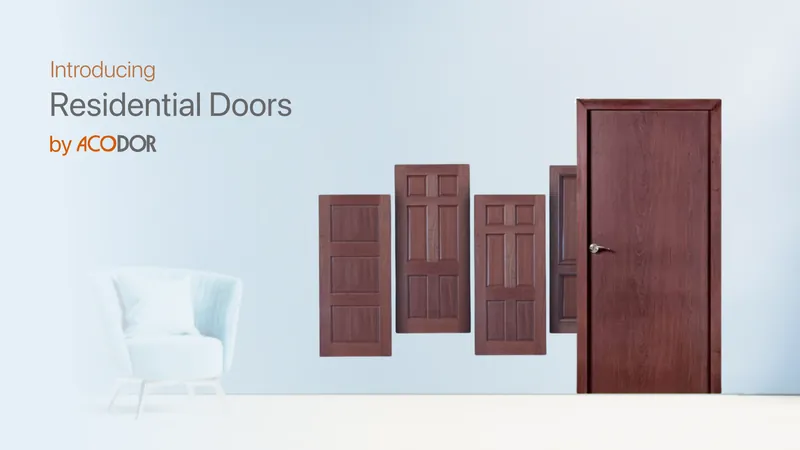 Acodor residential steel door series